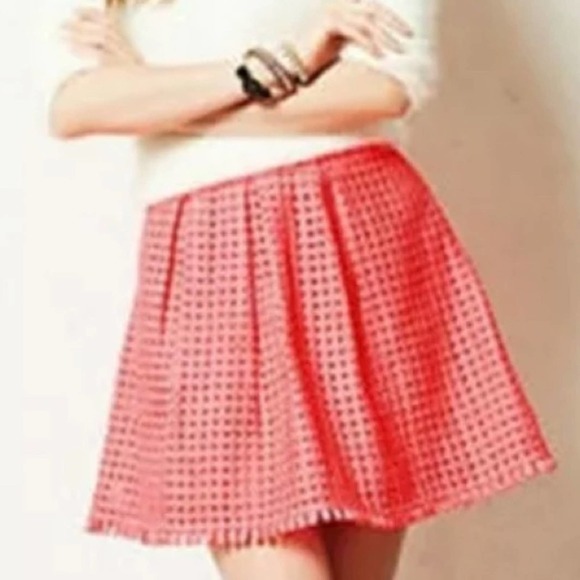 Anthropologie YOANA BARASCHI Coquelicot Skirt - Picture 1 of 7